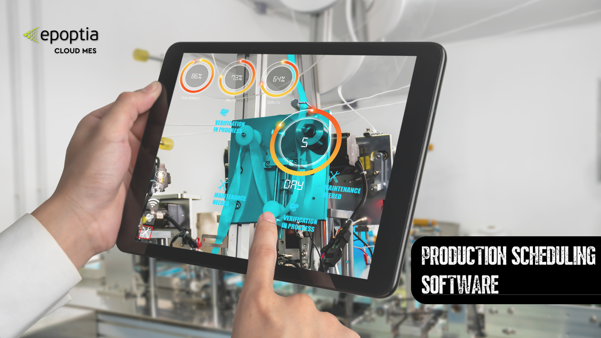 Production scheduling software